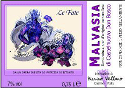 The Malvasia wine label!