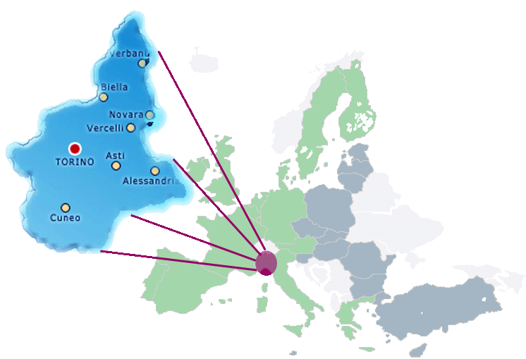 We are in the region of Piedmont