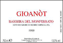 The Gioan�t wine label!